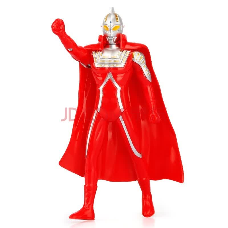 奥特曼玩具人高17厘米关节可动配送披风套装礼物玩具男孩 赛文奥特曼