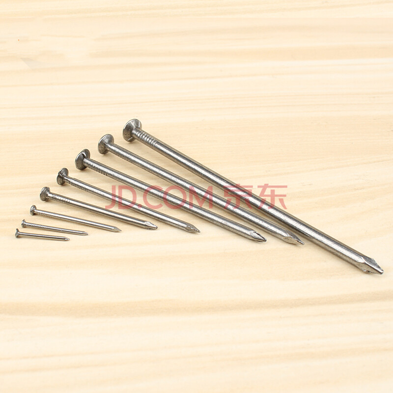 铁钉 木工钉子圆头家用16-100mm盒装手工制作实木木头钉工具 20mm铁钉