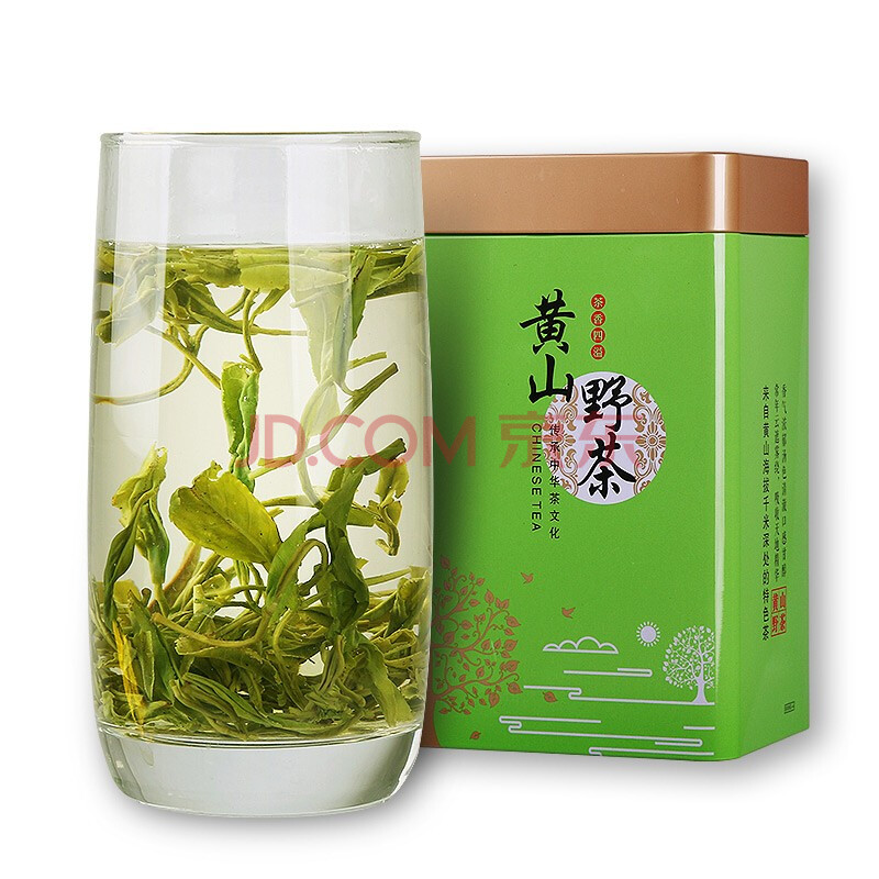 安徽黄山野茶 绿茶 黄山毛峰 浓香型250g/罐半斤装春茶 茶叶
