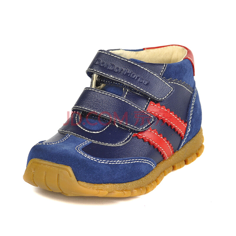 dordor horse多多马童鞋 冬季真皮男童鞋 休闲运动鞋jbi4071 蓝色 190