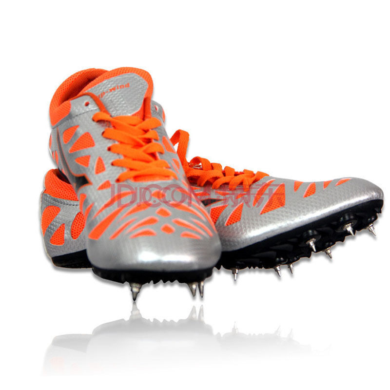 钉鞋跑步钉鞋短跑钉鞋训练跑钉鞋 橘黄色 36