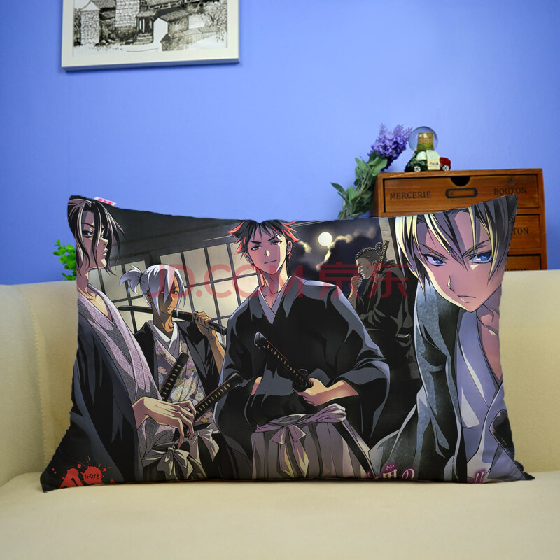 漫天星 汽车靠枕办公室睡觉食戟之灵动漫长抱枕周边日本沙发靠垫可爱