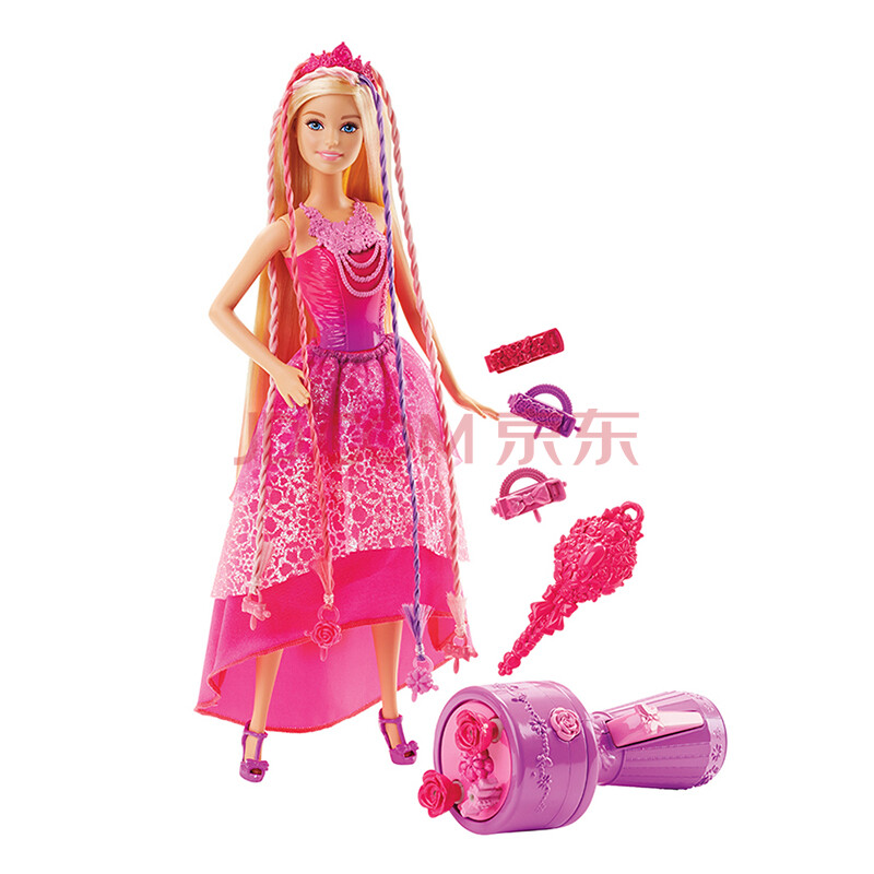 芭比(barbie 娃娃女孩玩具美丽长发公主过家家礼物洋娃娃(售罄不