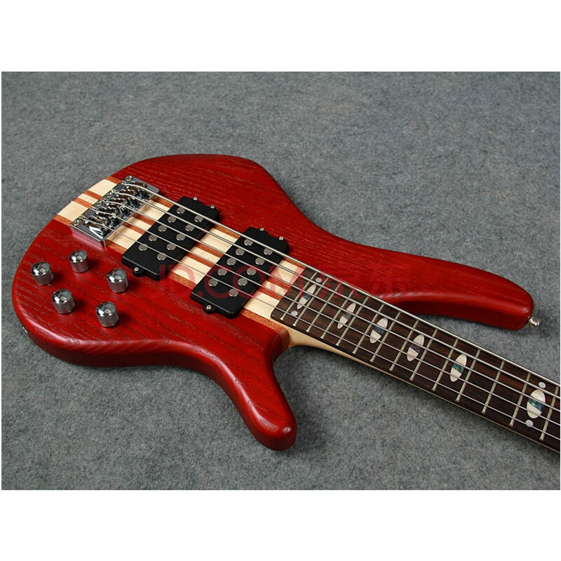 gipsy 一体电贝司四五六弦456弦 主动拾音器bass通颈连体电贝斯