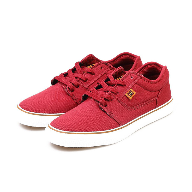 dc shoes dc男士系带休闲鞋 303111win 红色 7