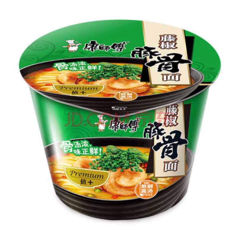 康师傅藤椒豚骨面112g/桶