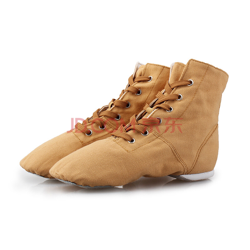 铁箭爵士舞鞋高帮舞蹈鞋练功鞋爵士靴芭蕾舞蹈女鞋帆布室内健身鞋