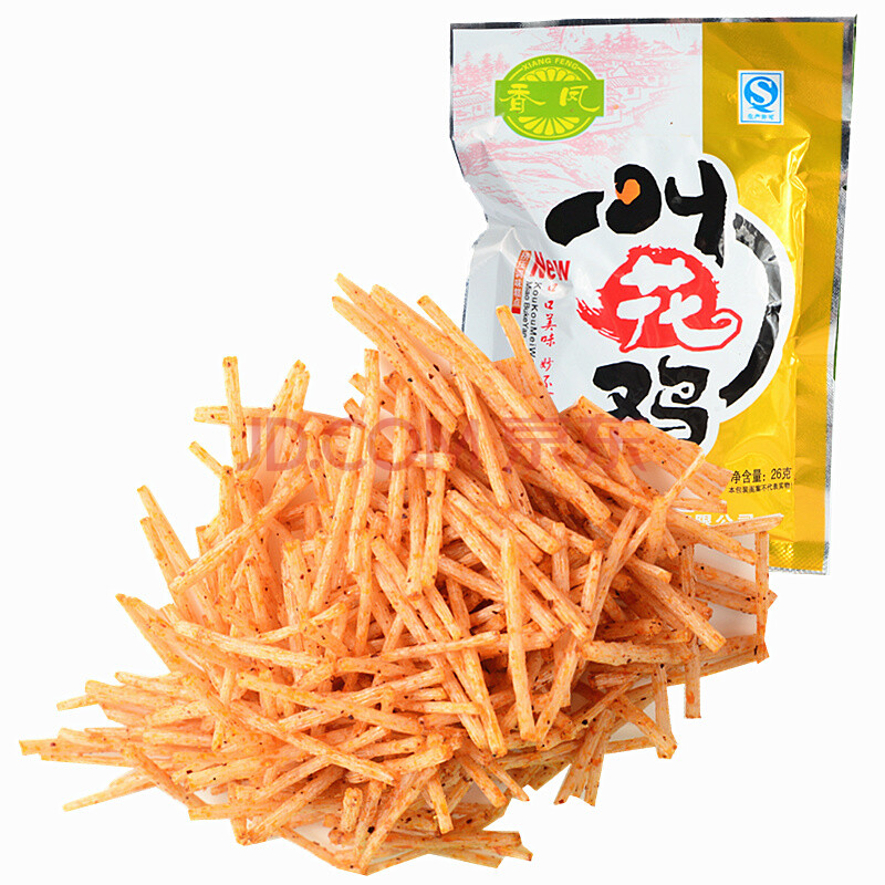 香凤 叫花鸡素食 重庆四川麻辣休闲小吃零食品辣条 麻辣味细丝即食