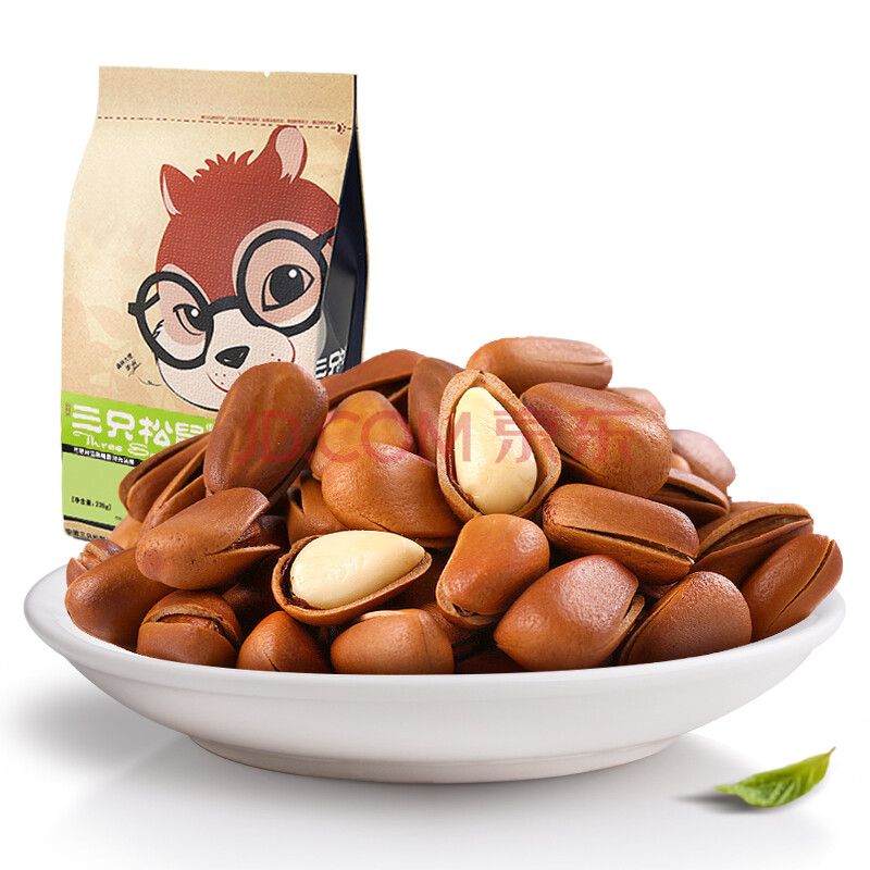 三只松鼠开口松子218g袋