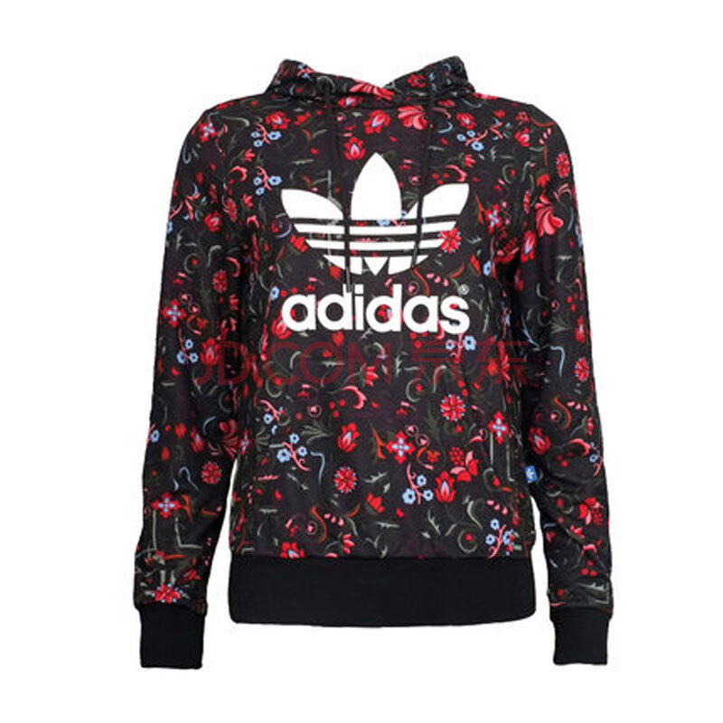 阿迪达斯adidas三叶草女装连帽休闲套衫卫衣 ab4677 ab4677 32
