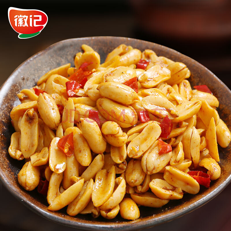 徽记 川辣子麻辣花生110g*4袋