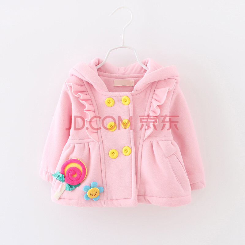 凰成贝贝双排扣童装 0-1-2-3岁半女宝宝上衣开衫