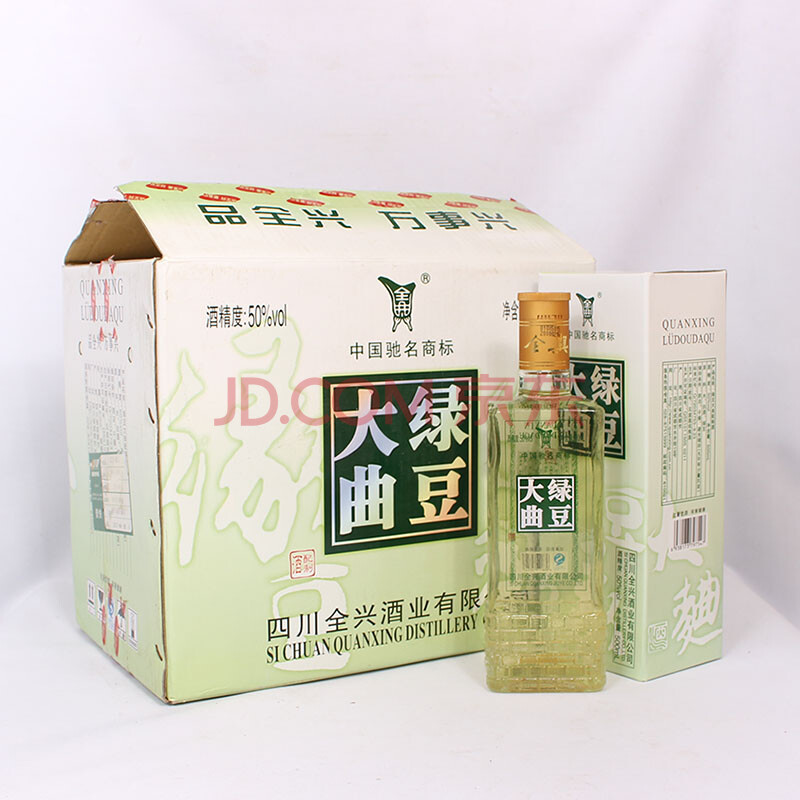 (四川)2000年 全兴绿豆大曲1箱8瓶