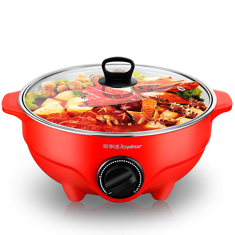 荣事达(royalstar)电火锅家用3.5l多功能电煮锅304不锈钢rsd-135a1