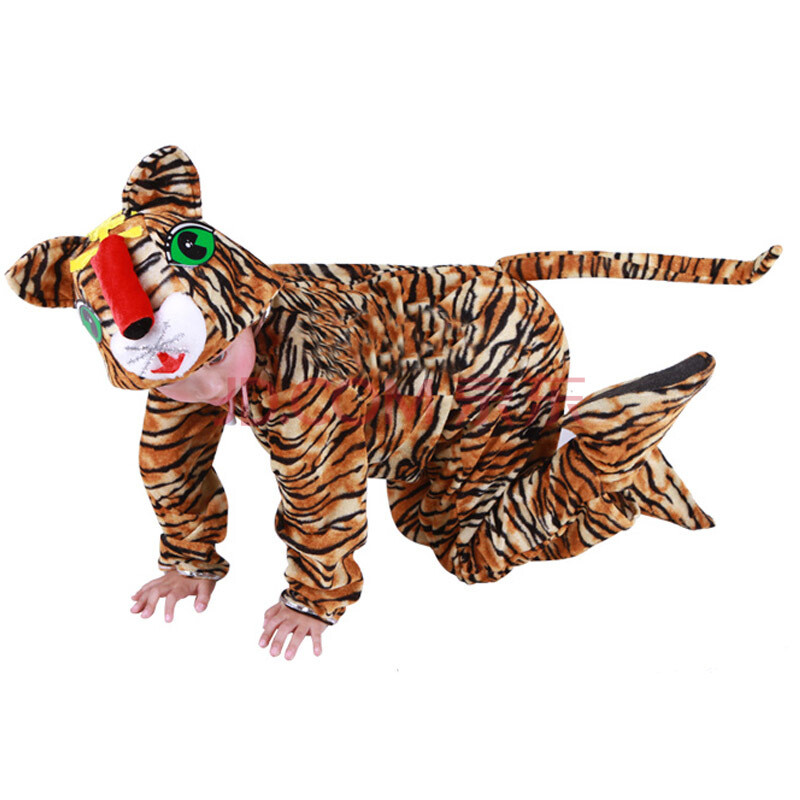 熊猫圣诞儿童服装动物服演出服装舞蹈表演服舞蹈服装动漫服装 老虎