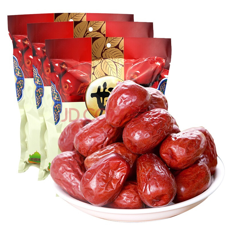 好牌 新疆特产二级和田骏枣 450g×3袋