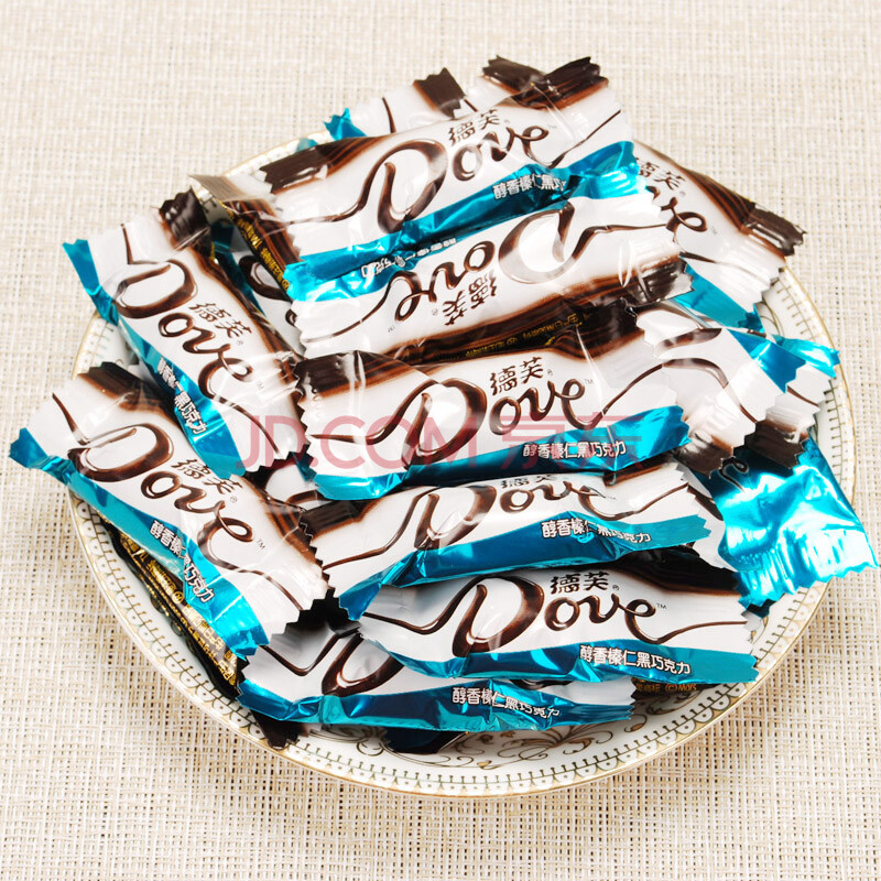 喜糖/糖果 德芙散装麦芽脆心500g 散装黑巧500g