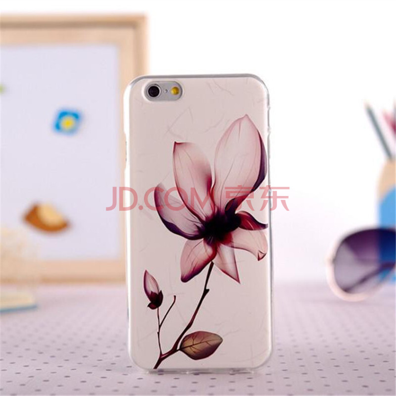 手机壳彩绘壳硅胶保护套薄软壳防摔 适用于华为荣耀4a 畅玩4a t荷花