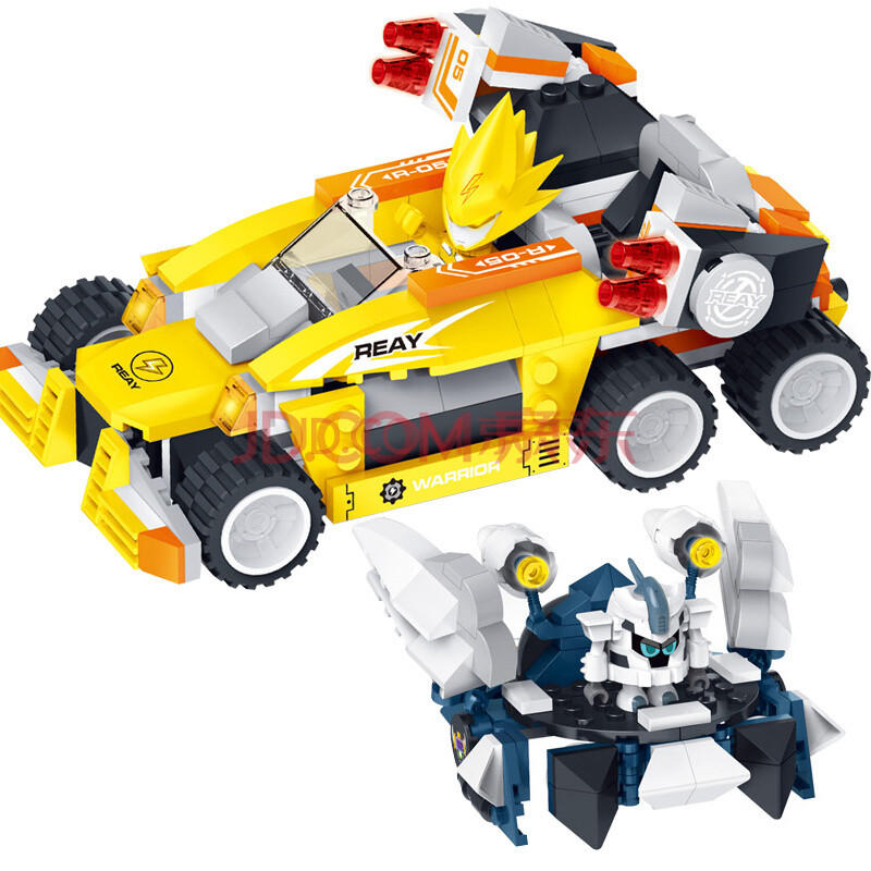 星钻积木 赛尔号战神联盟塑料拼装积木拼插儿童益智玩具 全套四款