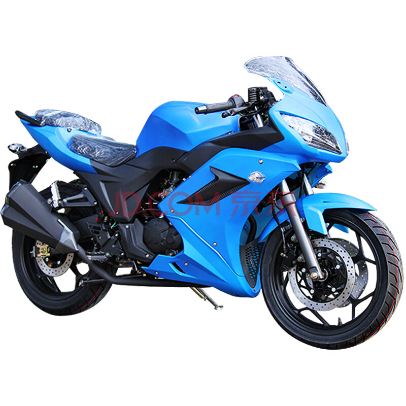 平线s款可上牌摩托车跑车150到350cc大跑车趴赛街车大型摩托车 浅蓝色