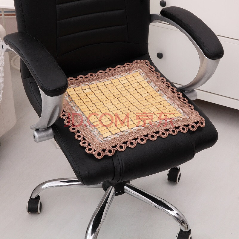 惠迪 夏季椅垫凉席坐垫电脑椅子垫办公室椅垫老板椅坐垫勾边麻将坐垫