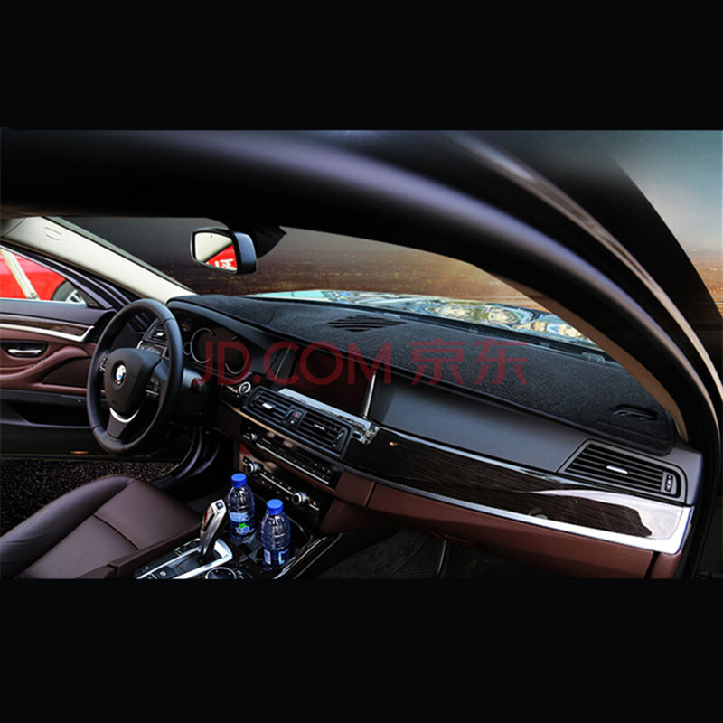 小件 创灵 创灵汽车避光垫车用仪表台垫防晒隔热中控台遮光垫 黑色黑