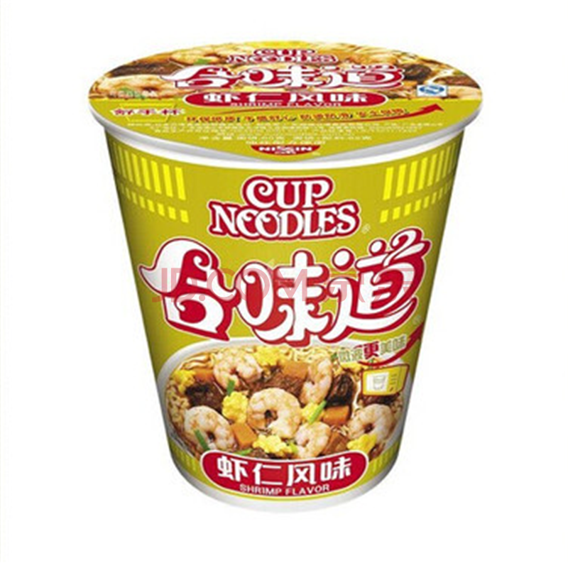 日清 合味道虾仁风味杯面82g/杯 开杯乐