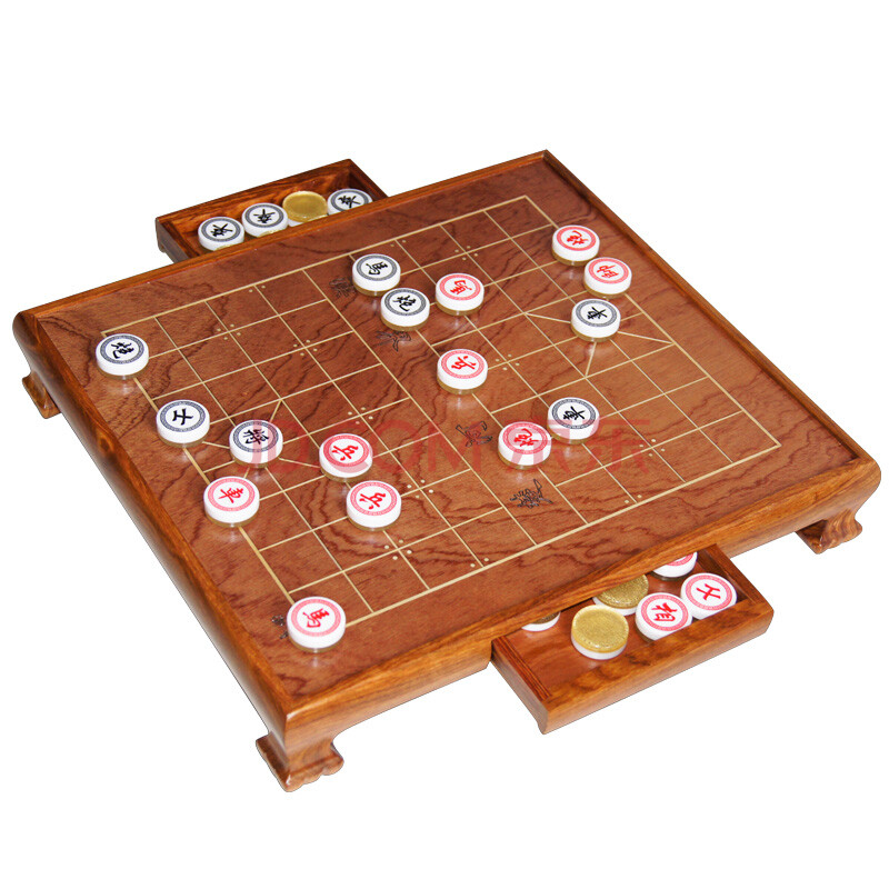 0耐用象棋子tx-610 棋盤 3分綠檀木象棋套裝