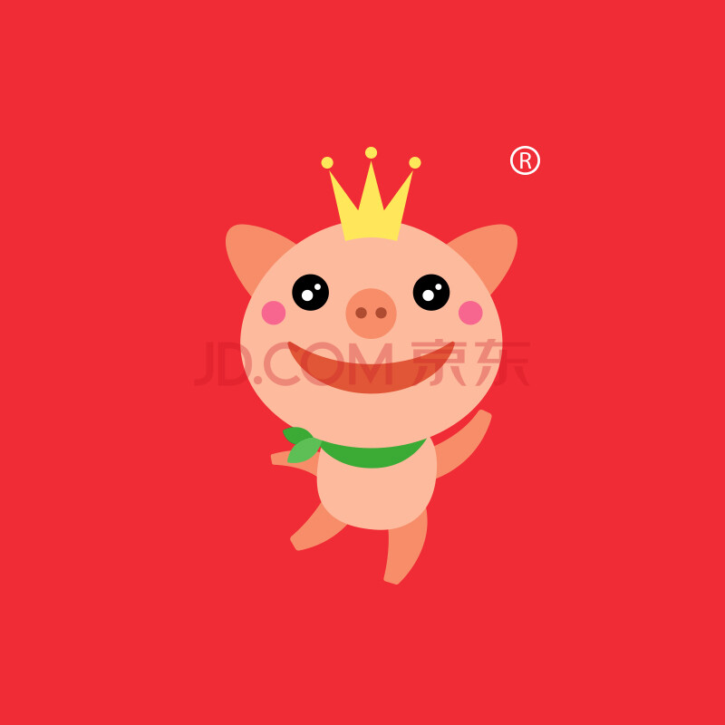 金牌商标 皇冠小猪图形 第25类服装鞋帽 商标转让/注册/申请/买商标
