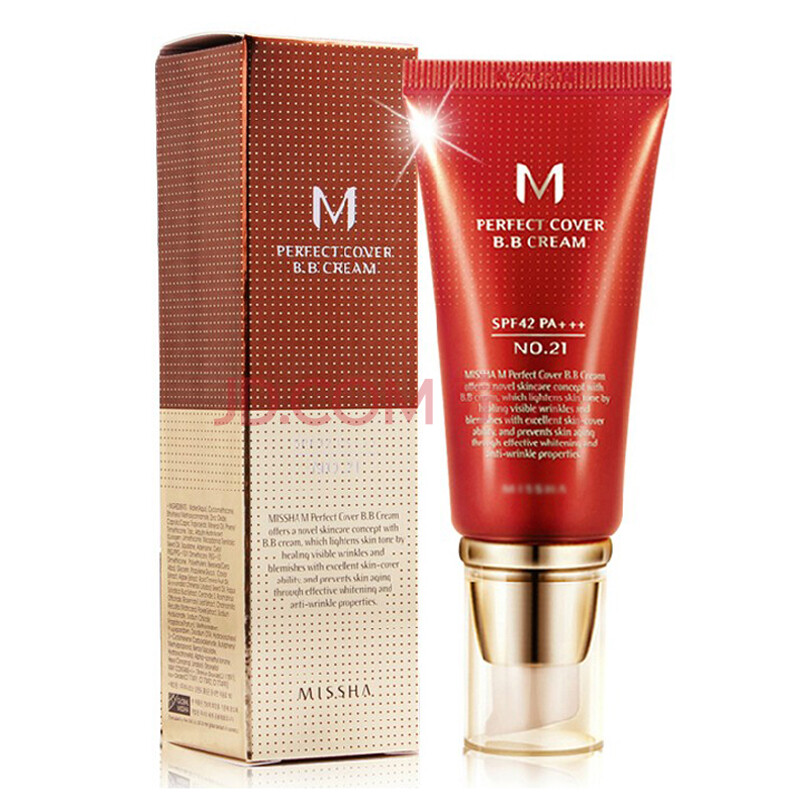 谜尚(missha) 【韩国进口】(missha)谜尚bb霜 大红bb霜 遮瑕防晒隔离