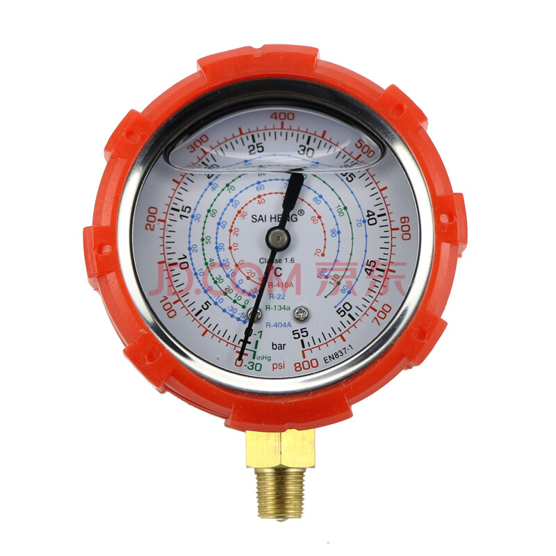 適用於 空調加氟表雪種壓力錶頭冷媒空調維修工具設備家車兩用表410