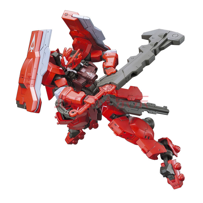 bandai)高达拼插拼装模型 hg 1/144 铁血的奥尔芬斯敢达 hg 020红月钢