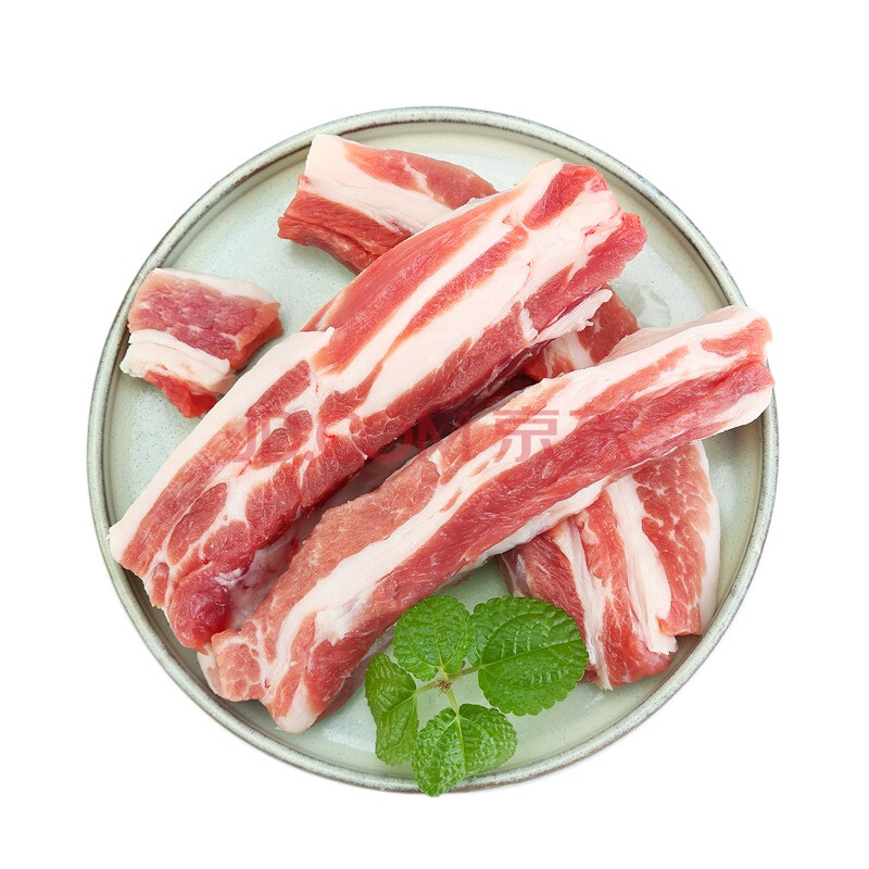 【冷鲜肉】精气神 冰鲜去皮五花肉 350g/盒 可溯源猪肉 林间散养