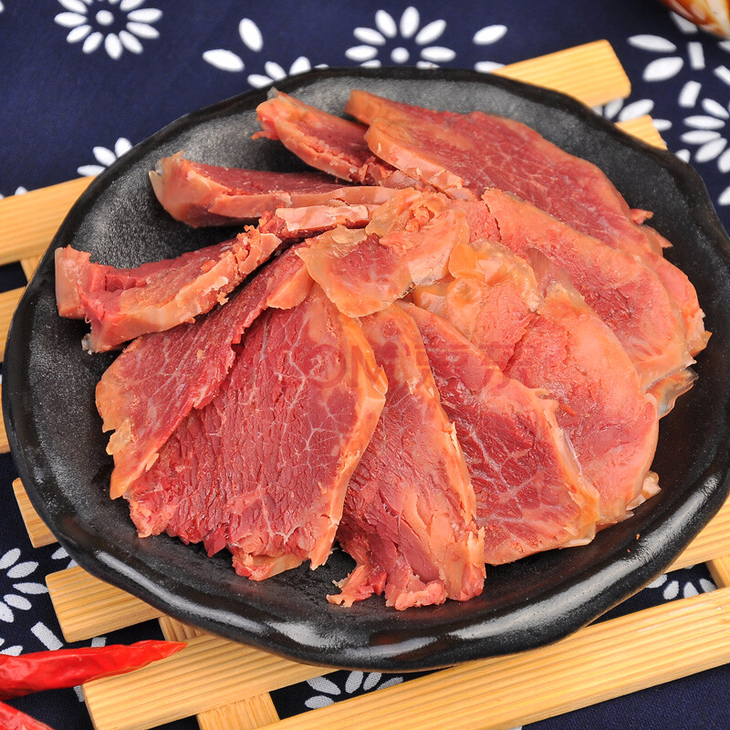 腱肉滷牛肉真空包裝500g平遙牛腱肉熟牛肉原味 五香味 麻辣味 醬香味