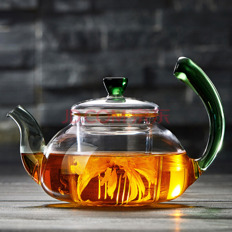 绿昌明 茶壶玻璃耐热加厚玻璃茶具泡茶器带过滤煮茶器泡茶壶喝茶壶