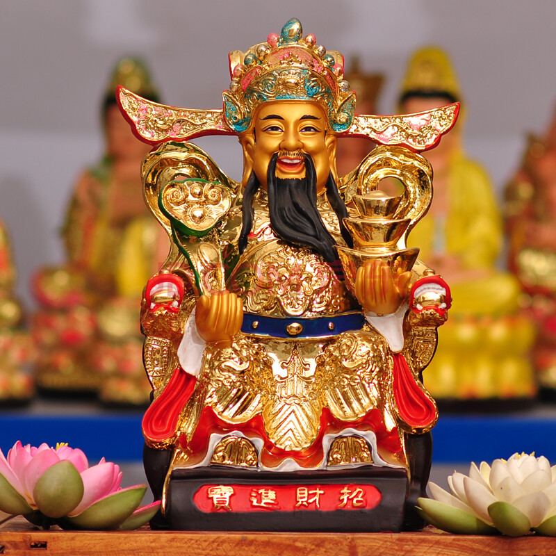 开业礼品摆件树脂玻璃钢佛像装饰品工艺品客厅摆件比干范蠡文财神爷