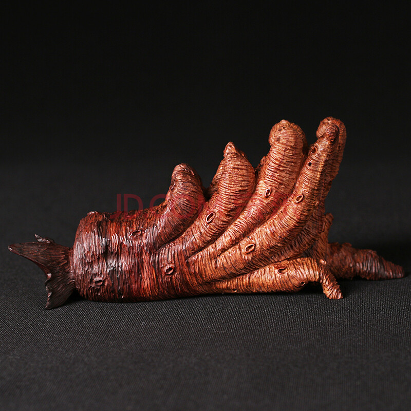 海南黄花梨 佛手笔架 手把件 137mm66mm36mm