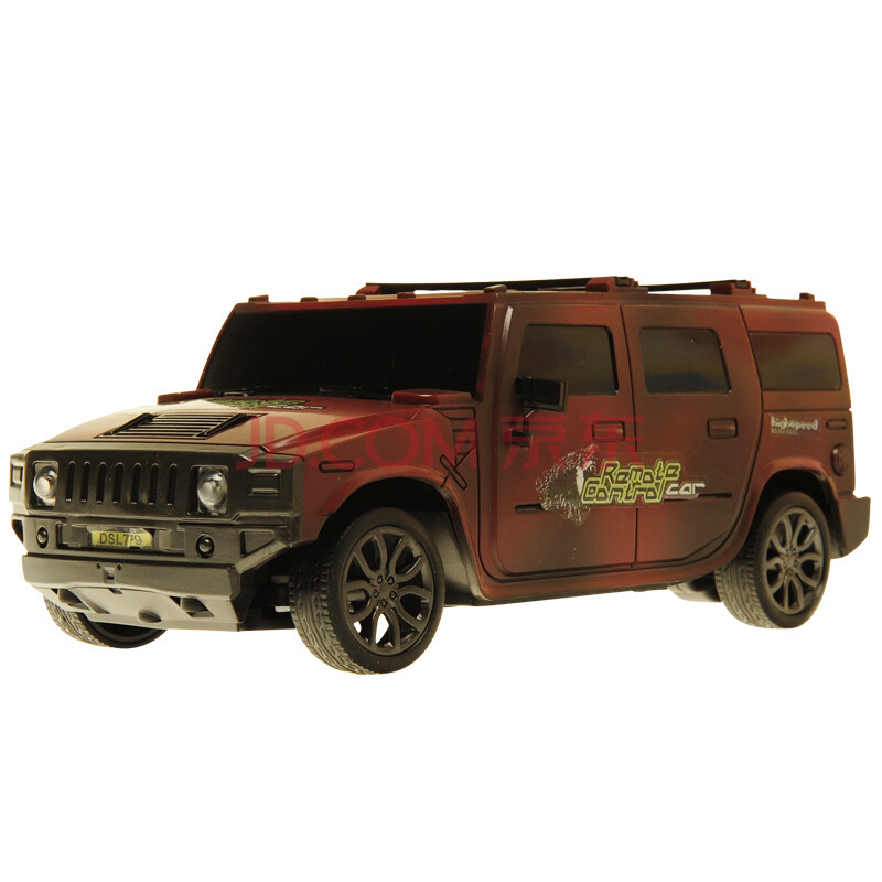24遥控电动玩具车儿童玩具跑车模型灯光减震六一儿童节日礼物 悍马
