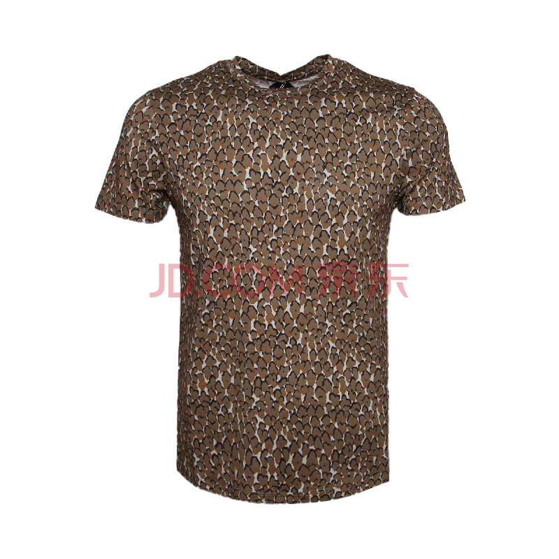 moncler 蒙克莱 男士斑点色动物纹圆领短袖休闲t恤 拼色 xl