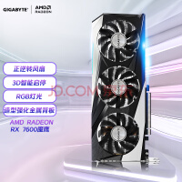 ΣGIGABYTEħӥ AMD Radeon RX 7600 GAMING OC RDAN3ܹ 8GB GDDR6Ϸ羺ƵԿ