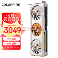 ط磨Colorfire GeForce RTX 4060 Ti Ӱ 8G 2535Mhz 羺ϷԿ