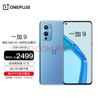 一加 9 5G 享OPPO官方售后 120Hz 柔性屏12GB+256GB 鲸蓝 骁龙888 65W快充 哈苏专业模式 超广角拍照游戏手机