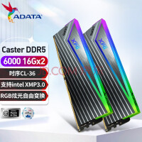 威刚（ADATA） XPG 龙耀 Caster DDR5 RGB 电竞内存 海力士A die颗粒 DDR5 Caster 6000 16*2 C36