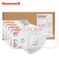 霍尼韦尔（Honeywell）口罩 KN95 H950V防尘耳带折叠式带阀 防雾霾口罩 25只/盒