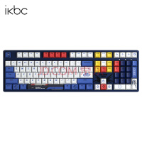 ikbc 高达联名机械键盘无线键盘游戏键盘无线机械键盘电脑笔记本办公外设 C210 高达自由 有线 茶轴