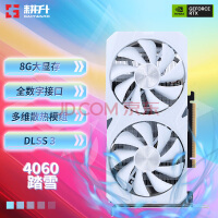 耕升（GAINWARD）RTX4060系列 DLSS3光线追踪台式机电脑电竞游戏显卡 RTX 4060 踏雪 8G