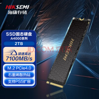 海康威视（HIKVISION）2TB SSD固态硬盘 A4000系列 M.2接口(NVMe协议PCIe 4.0 x4) 读速7100MB/s