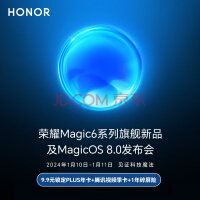 荣耀Magic6 Pro 2024年1月10日-2024年1月11日 见证科技魔法 敬请期待 256GB 海湖青