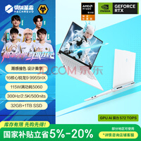 机械革命【国家补贴】蛟龙16Pro 潮玩版 16英寸游戏电竞笔记本电脑(R9-9955HX 32G 1T RTX5060 300Hz白)