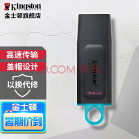 金士顿（Kingston） u盘 USB3.2 Gen 1 DTX高速车载闪存优盘 DTX-64GB(盖帽式）